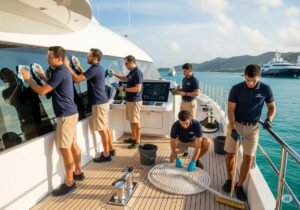 Superyacht Deckhand na Azimuth Náutica